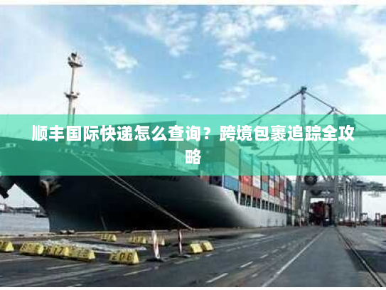 顺丰国际快递怎么查询？跨境包裹追踪全攻略