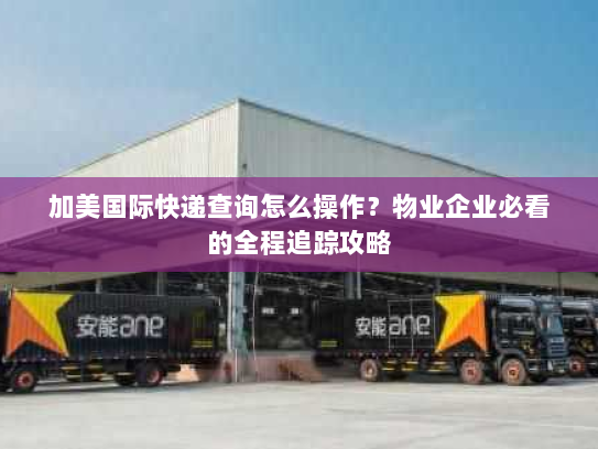 加美国际快递查询怎么操作?物业企业必看的全程追踪攻略 加美国际快递查询怎么操作?物业企业必看的全程追踪攻略