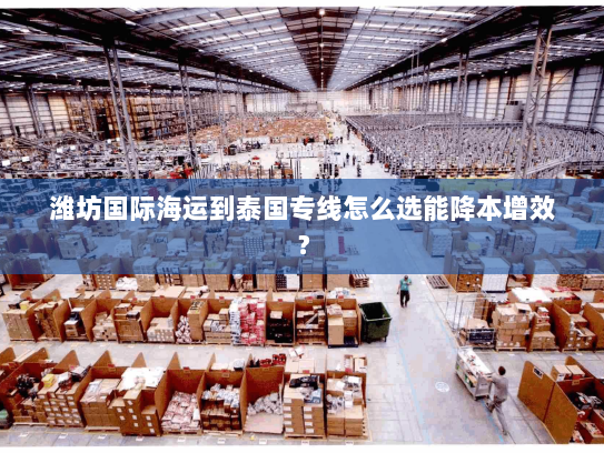 潍坊国际海运到泰国专线怎么选能降本增效? 潍坊国际海运到泰国专线怎么选能降本增效?