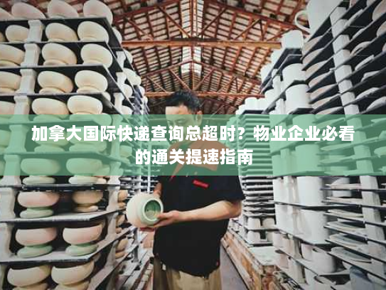 加拿大国际快递查询总超时？物业企业必看的通关提速指南