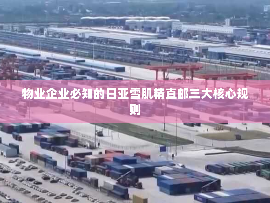 物业企业必知的日亚雪肌精直邮三大核心规则 物业企业必知的日亚雪肌精直邮三大核心规则