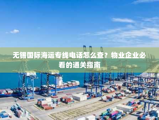 无锡国际海运专线电话怎么查？物业企业必看的通关指南