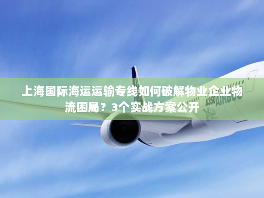 上海国际海运运输专线如何破解物业企业物流困局？3个实战方案公开
