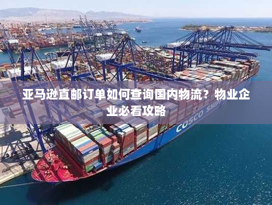 亚马逊直邮订单如何查询国内物流？物业企业必看攻略