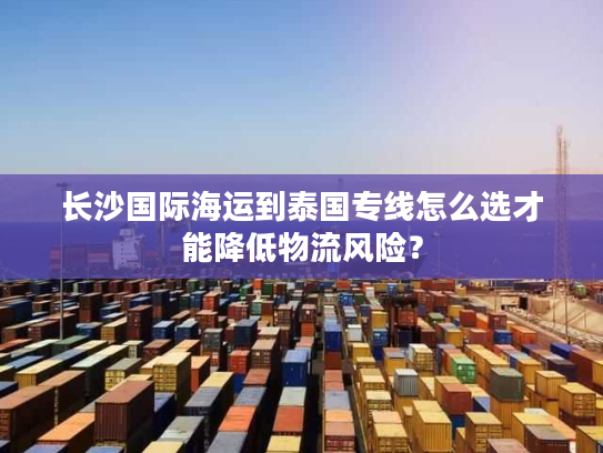 长沙国际海运到泰国专线怎么选才能降低物流风险？