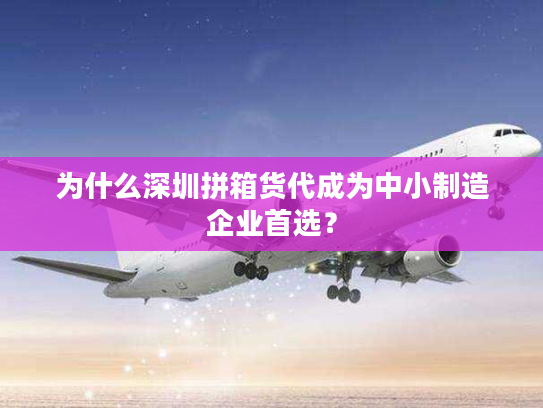 为什么深圳拼箱货代成为中小制造企业首选？