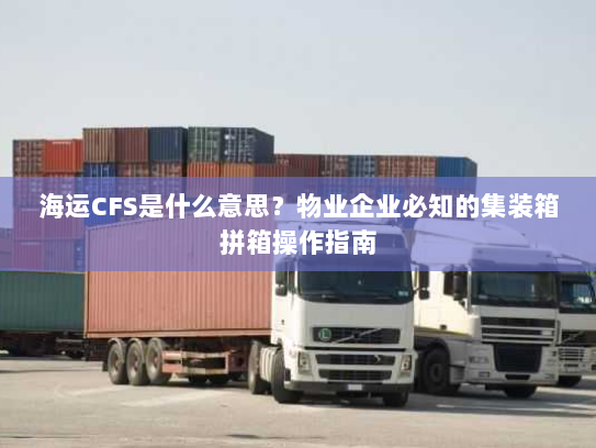 海运CFS是什么意思？物业企业必知的集装箱拼箱操作指南