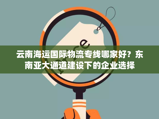 云南海运国际物流专线哪家好？东南亚大通道建设下的企业选择