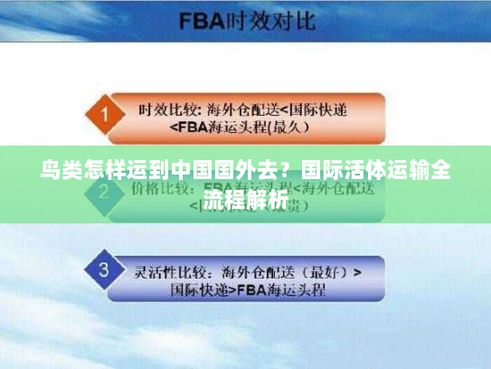 鸟类怎样运到中国国外去?国际活体运输全流程解析 鸟类怎样运到中国国外去?国际活体运输全流程解析