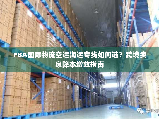 FBA国际物流空运海运专线如何选?跨境卖家降本增效指南 FBA国际物流空运海运专线如何选?跨境卖家降本增效指南