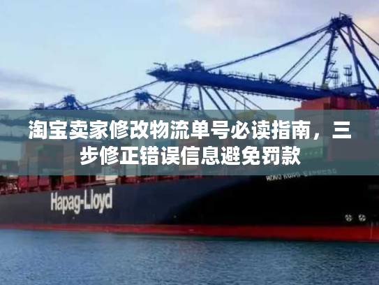 淘宝卖家修改物流单号必读指南，三步修正错误信息避免罚款