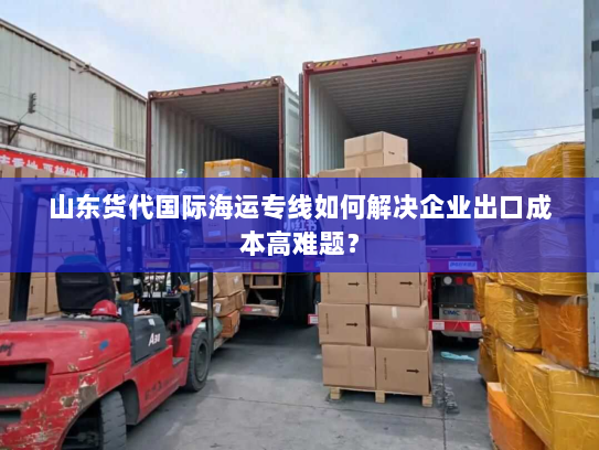 山东货代国际海运专线如何解决企业出口成本高难题？