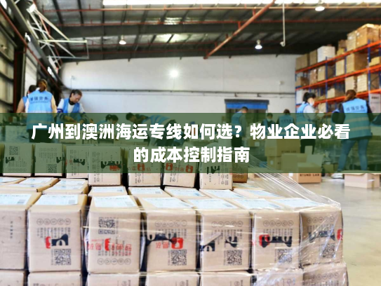 广州到澳洲海运专线如何选？物业企业必看的成本控制指南