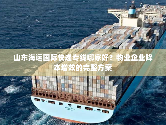 山东海运国际快递专线哪家好？物业企业降本增效的完整方案