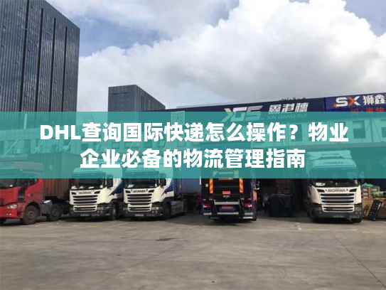 DHL查询国际快递怎么操作?物业企业必备的物流管理指南 DHL查询国际快递怎么操作?物业企业必备的物流管理指南