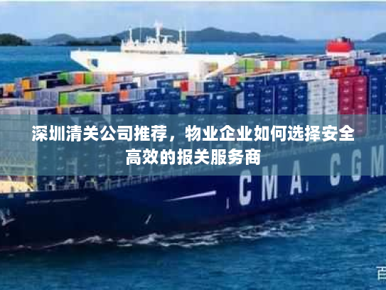 深圳清关公司推荐，物业企业如何选择安全高效的报关服务商