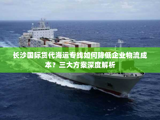 长沙国际货代海运专线如何降低企业物流成本？三大方案深度解析