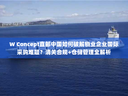 W Concept直邮中国如何破解物业企业国际采购难题?清关合规+仓储管理全解析 W Concept直邮中国如何破解物业企业国际采购难题?清关合规+仓储管理全解析