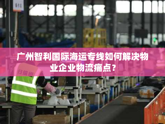 广州智利国际海运专线如何解决物业企业物流痛点？