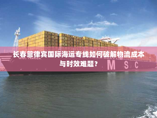 长春菲律宾国际海运专线如何破解物流成本与时效难题? 长春菲律宾国际海运专线如何破解物流成本与时效难题?