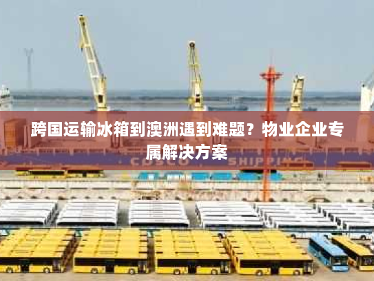 跨国运输冰箱到澳洲遇到难题?物业企业专属解决方案 跨国运输冰箱到澳洲遇到难题?物业企业专属解决方案