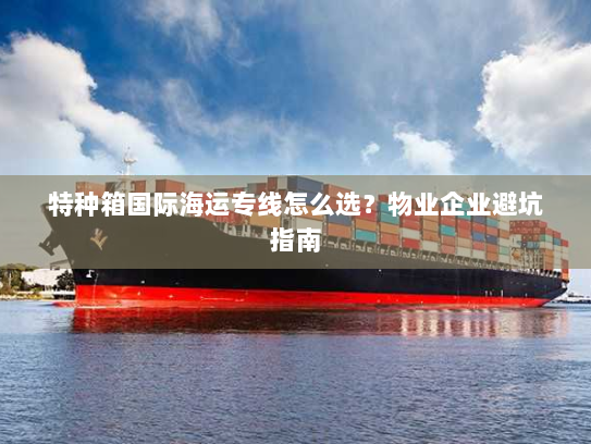 特种箱国际海运专线怎么选?物业企业避坑指南 特种箱国际海运专线怎么选?物业企业避坑指南