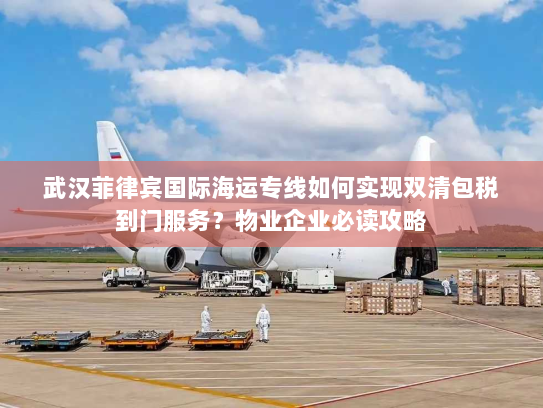 武汉菲律宾国际海运专线如何实现双清包税到门服务？物业企业必读攻略