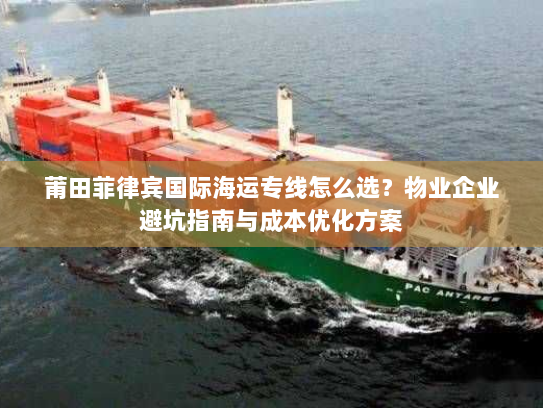 莆田菲律宾国际海运专线怎么选？物业企业避坑指南与成本优化方案