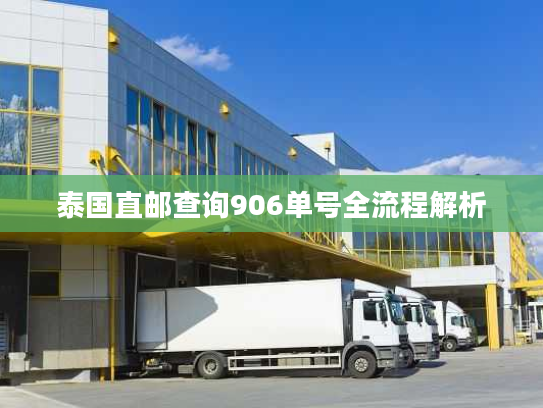 泰国直邮查询906单号全流程解析 泰国直邮查询906单号全流程解析