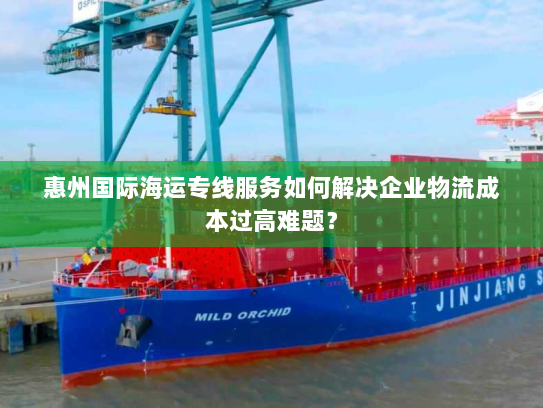 惠州国际海运专线服务如何解决企业物流成本过高难题? 惠州国际海运专线服务如何解决企业物流成本过高难题?