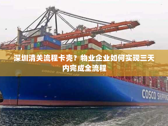 深圳清关流程卡壳?物业企业如何实现三天内完成全流程 深圳清关流程卡壳?物业企业如何实现三天内完成全流程