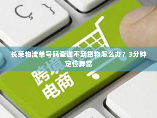 长荣物流单号码查询不到货物怎么办？3分钟定位异常