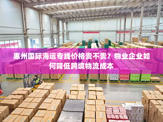 惠州国际海运专线价格贵不贵?物业企业如何降低跨境物流成本 惠州国际海运专线价格贵不贵?物业企业如何降低跨境物流成本