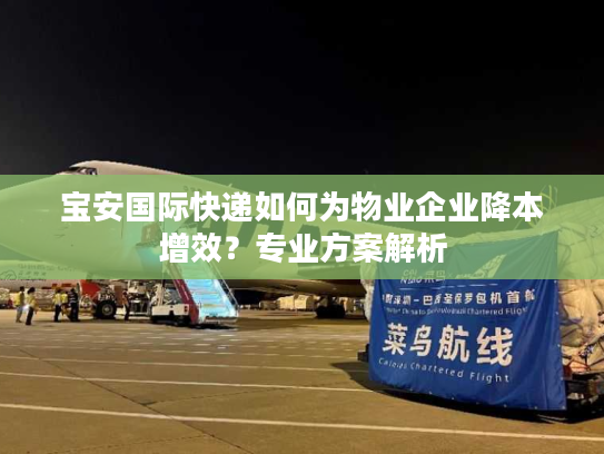 宝安国际快递如何为物业企业降本增效？专业方案解析