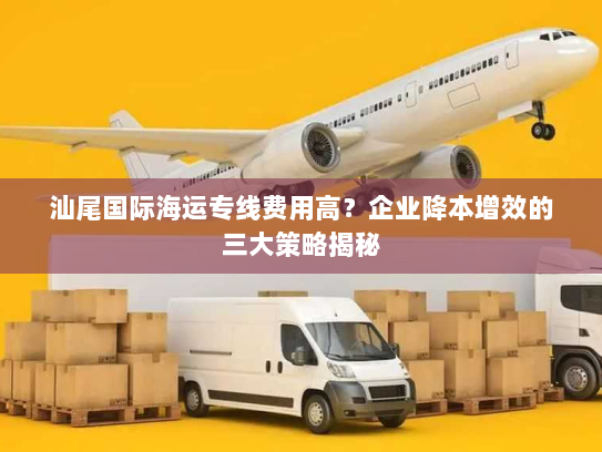 汕尾国际海运专线费用高？企业降本增效的三大策略揭秘