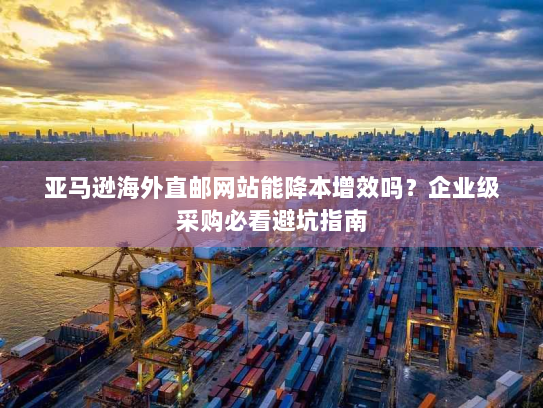 亚马逊海外直邮网站能降本增效吗?企业级采购必看避坑指南 亚马逊海外直邮网站能降本增效吗?企业级采购必看避坑指南