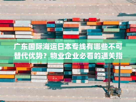 广东国际海运日本专线有哪些不可替代优势?物业企业必看的通关指南 广东国际海运日本专线有哪些不可替代优势?物业企业必看的通关指南