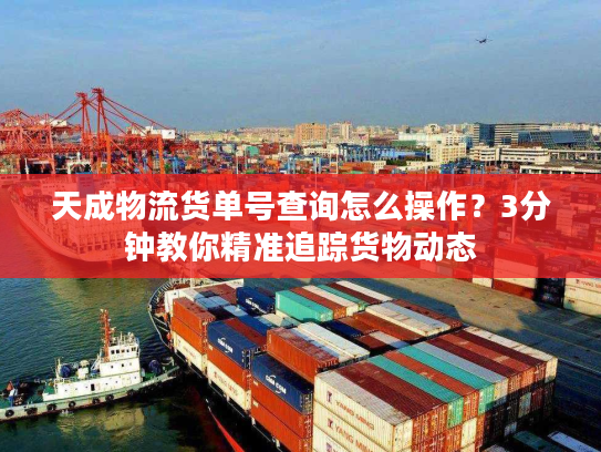 天成物流货单号查询怎么操作？3分钟教你精准追踪货物动态