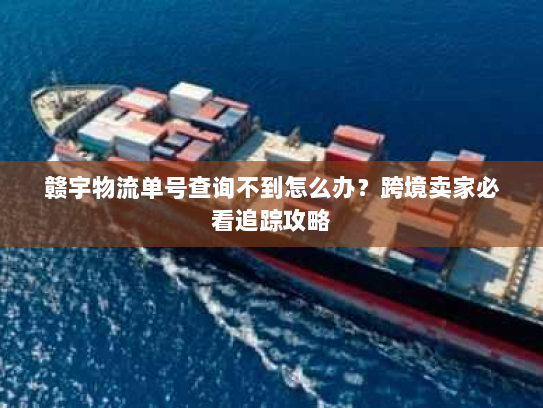 赣宇物流单号查询不到怎么办？跨境卖家必看追踪攻略