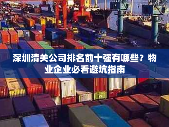 深圳清关公司排名前十强有哪些?物业企业必看避坑指南 深圳清关公司排名前十强有哪些?物业企业必看避坑指南
