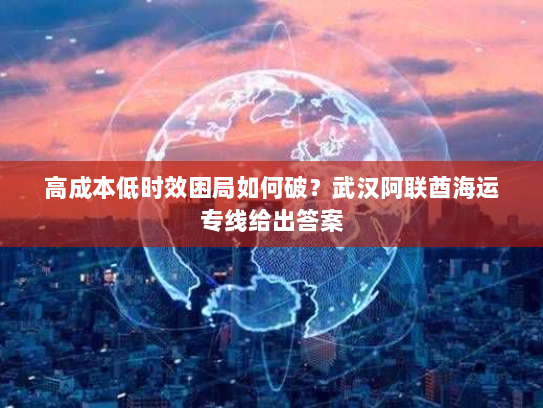 高成本低时效困局如何破?武汉阿联酋海运专线给出答案 高成本低时效困局如何破?武汉阿联酋海运专线给出答案