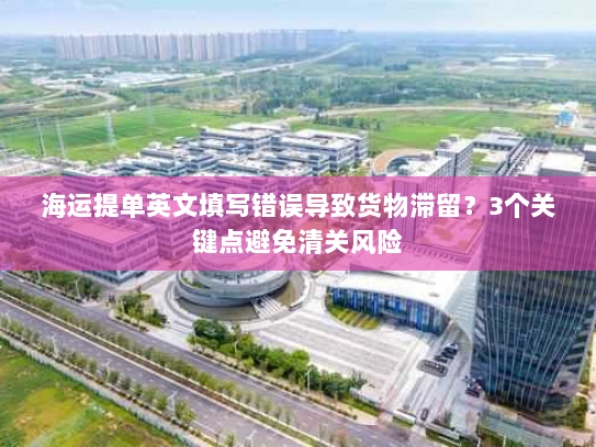 海运提单英文填写错误导致货物滞留?3个关键点避免清关风险 海运提单英文填写错误导致货物滞留?3个关键点避免清关风险