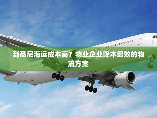 到悉尼海运成本高?物业企业降本增效的物流方案 到悉尼海运成本高?物业企业降本增效的物流方案