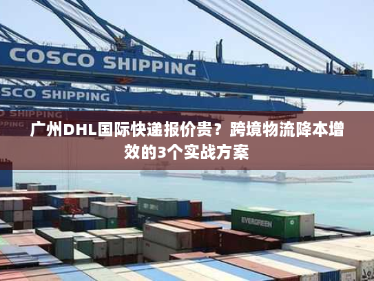 广州DHL国际快递报价贵?跨境物流降本增效的3个实战方案 广州DHL国际快递报价贵?跨境物流降本增效的3个实战方案