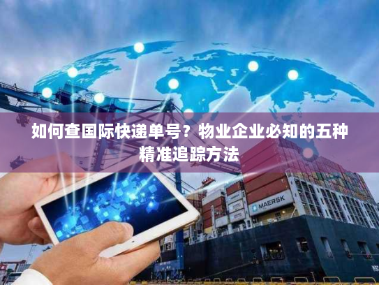 如何查国际快递单号?物业企业必知的五种精准追踪方法 如何查国际快递单号?物业企业必知的五种精准追踪方法