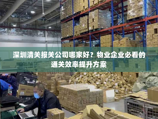 深圳清关报关公司哪家好?物业企业必看的通关效率提升方案 深圳清关报关公司哪家好?物业企业必看的通关效率提升方案