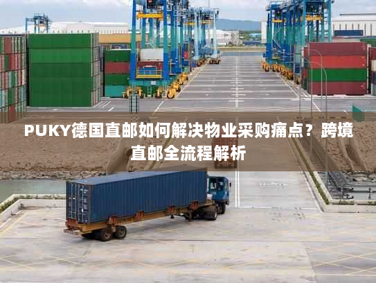 PUKY德国直邮如何解决物业采购痛点?跨境直邮全流程解析 PUKY德国直邮如何解决物业采购痛点?跨境直邮全流程解析