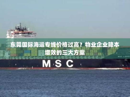 东莞国际海运专线价格过高?物业企业降本增效的三大方案 东莞国际海运专线价格过高?物业企业降本增效的三大方案