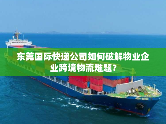 东莞国际快递公司如何破解物业企业跨境物流难题？
