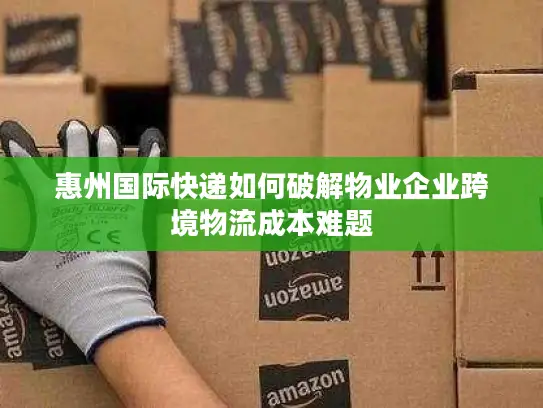 惠州国际快递如何破解物业企业跨境物流成本难题